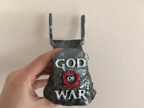 PS4 God Of War Stand Ready To Print 3D Принт Модель