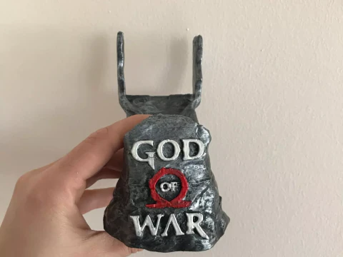 PS4 God Of War Stand Ready To Print 3D Print Model