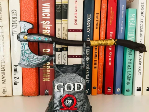 PS4 God Of War Stand Ready To Print 3D Print Model