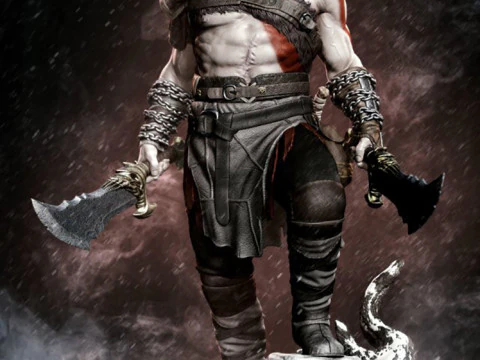 Кратос God Of War готов к печати 3D Принт Модель