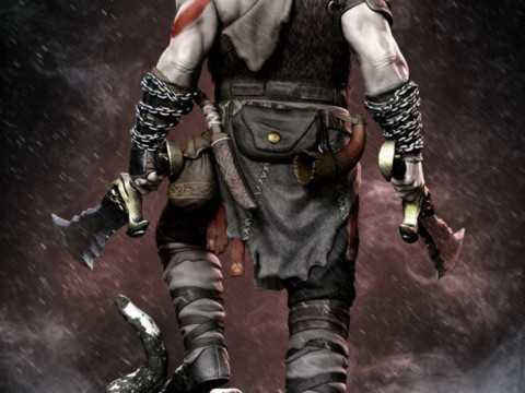 Kratos God Of War Ready To Print 3Dプリントモデル