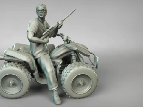 GTA V Trevor Ready To Print 3D Print Model