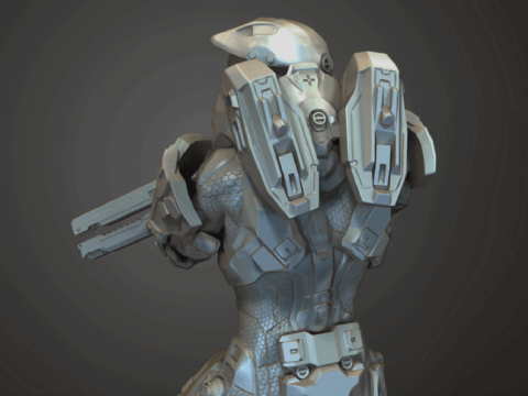 Master Chief Ready To Print 3Dプリントモデル