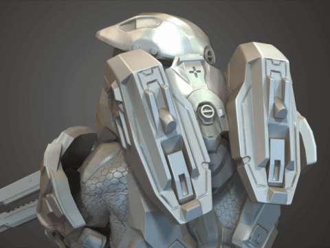 Master Chief Ready To Print 3Dプリントモデル