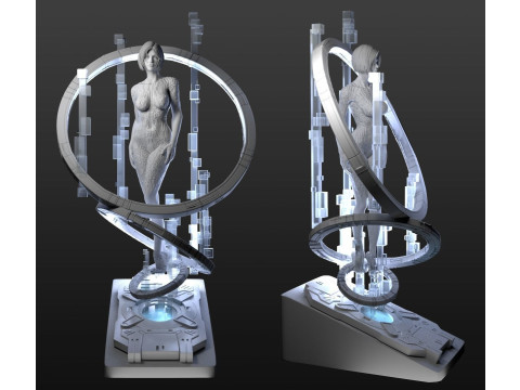 Alexis Arroyo Cortana - Halo Ready To Print Modèles 3D en vedette