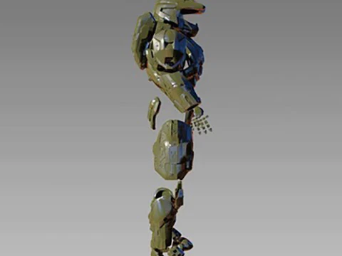 Halo5 MK6 Master Chief Full Armor 3D Print Model