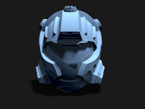 Halo CQB Helmet Ready To Print 3D Print Model