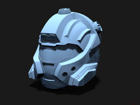 Halo CQB Helmet Ready To Print Modelo de impresión 3D