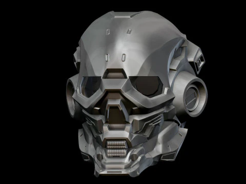 Halo Locus Helmet Ready To Print 3D Print Model