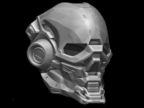 Halo Locus Helmet Ready To Print 3D Print Model