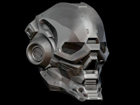 Halo Locus Helmet Ready To Print 3D Print Model