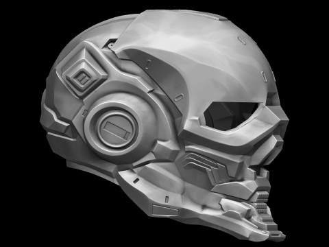 Halo Locus Helmet Ready To Print 3D Print Model