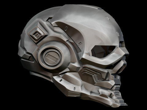 Halo Locus Helmet Ready To Print 3D Print Model