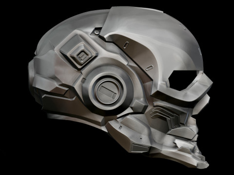 Halo Locus Helmet Ready To Print 3D Print Model