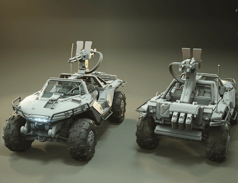 Warthog DLP SLA SLS 인쇄 준비 완료 3D 프린트 모델 .c4d .max .obj .3ds .fbx .stl .blend