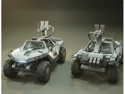 Warthog DLP SLA SLS Ready To Print 3D Print Model