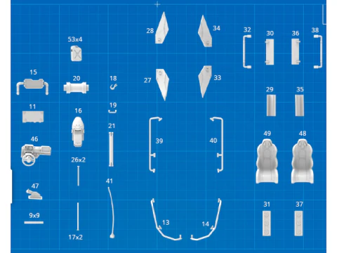 Warthog DLP SLA SLS 인쇄 준비 완료 3D 프린트 모델