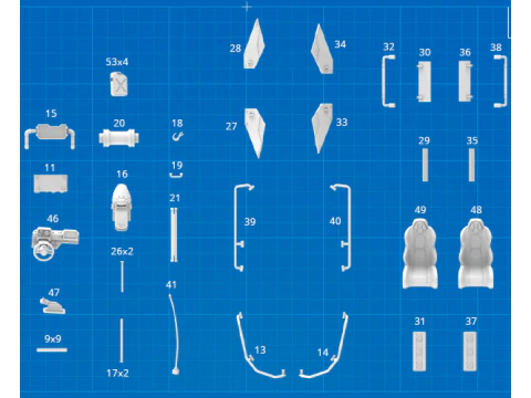 Warthog DLP SLA SLS 인쇄 준비 완료 3D 프린트 모델