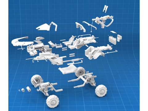 Warthog DLP SLA SLS Ready To Print 3D-Druckmodell
