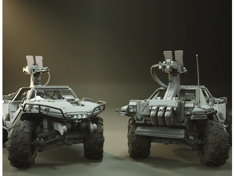 Warthog DLP SLA SLS 인쇄 준비 완료 3D 프린트 모델