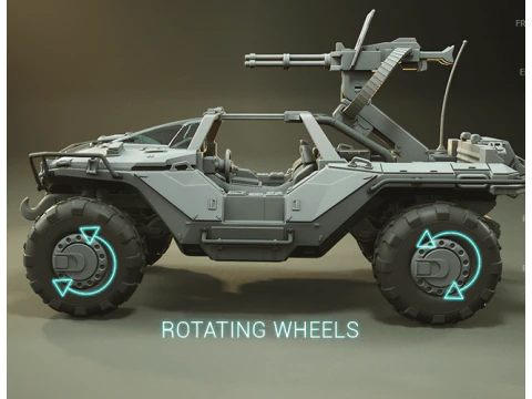 Warthog DLP SLA SLS 인쇄 준비 완료 3D 프린트 모델