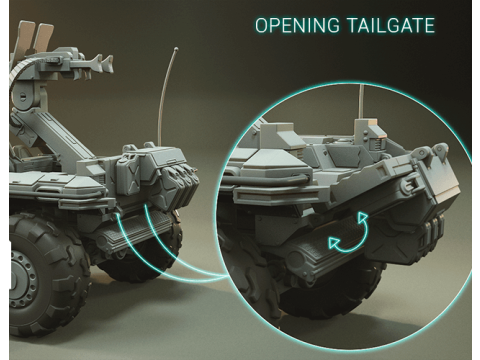 Warthog DLP SLA SLS Ready To Print 3D-Druckmodell