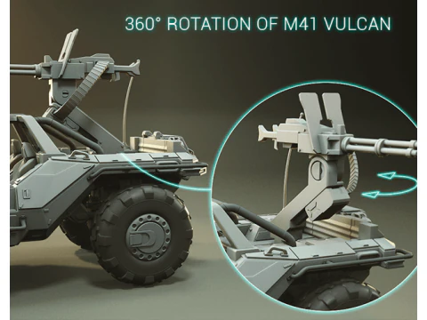 Warthog DLP SLA SLS 인쇄 준비 완료 3D 프린트 모델