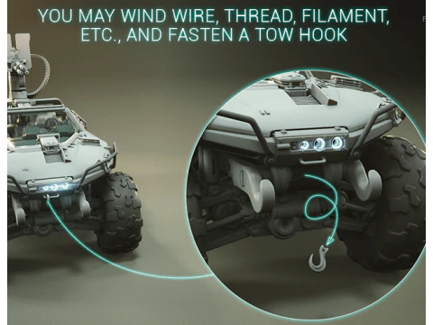 Warthog DLP SLA SLS 인쇄 준비 완료 3D 프린트 모델