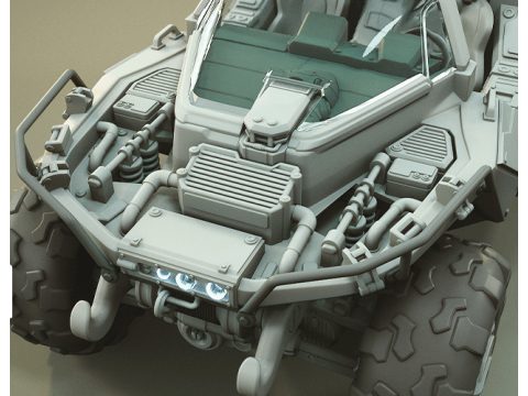 Warthog DLP SLA SLS Ready To Print 3D-Druckmodell