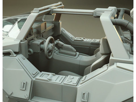 Warthog DLP SLA SLS 인쇄 준비 완료 3D 프린트 모델