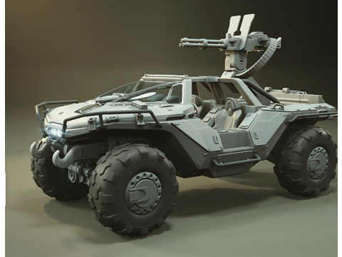 Warthog DLP SLA SLS 인쇄 준비 완료 3D 프린트 모델