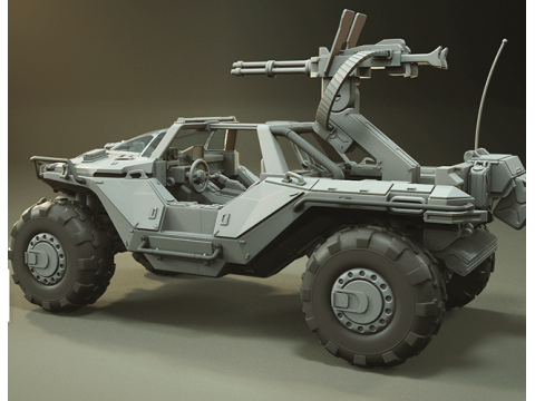 Warthog DLP SLA SLS Ready To Print 3D-Druckmodell