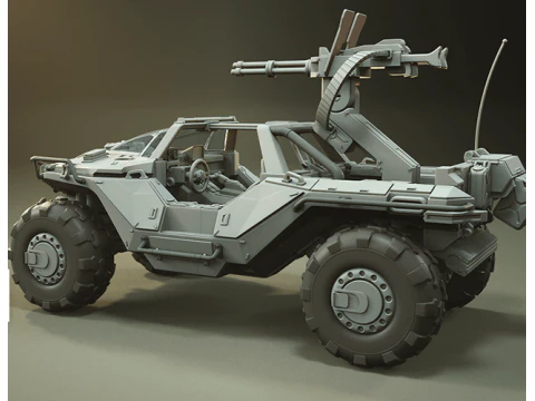 Warthog DLP SLA SLS 인쇄 준비 완료 3D 프린트 모델