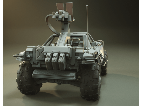 Warthog DLP SLA SLS Ready To Print 3D-Druckmodell