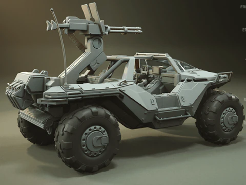 Warthog DLP SLA SLS 인쇄 준비 완료 3D 프린트 모델