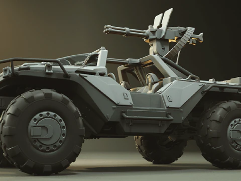 Warthog DLP SLA SLS 인쇄 준비 완료 3D 프린트 모델