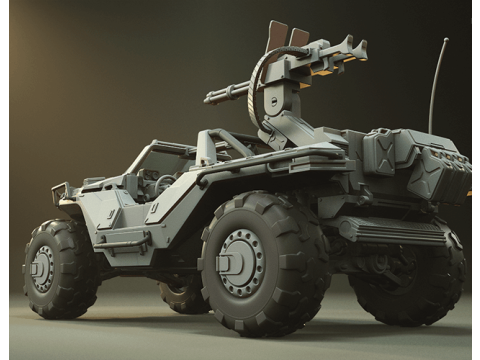 Warthog DLP SLA SLS Ready To Print 3D-Druckmodell