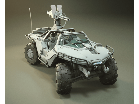 Warthog DLP SLA SLS Ready To Print 3D-Druckmodell