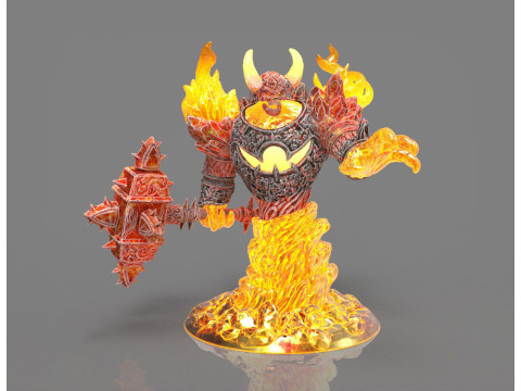 Ragneros Firelord Ready To Print Modello di stampa 3D