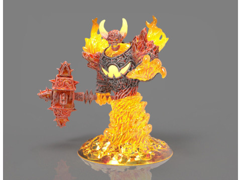 Ragneros Firelord Ready To Print Modello di stampa 3D