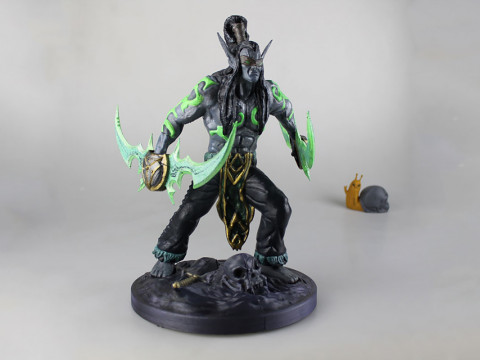 Illidan From Heroes Of The Storm Ready To Print Modèles 3D en vedette