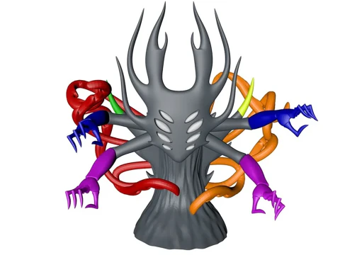 Hollow Knight God Of Gods Ready To Print 3D Print Model