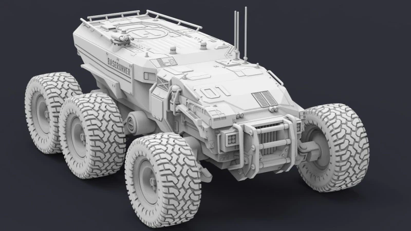 Homeworld Baserunner 3D Print Model .c4d .max .obj .3ds .fbx .stl .blend