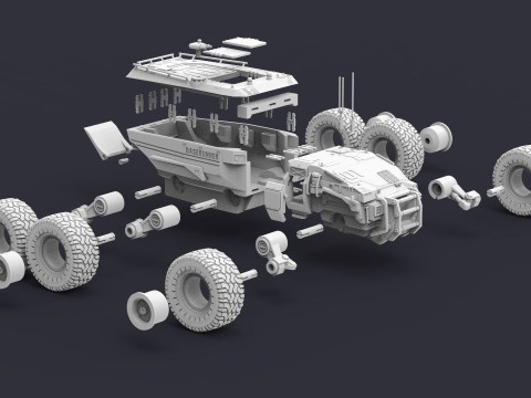 Homeworld Baserunner Ready To Print 3D Baskı Modeli
