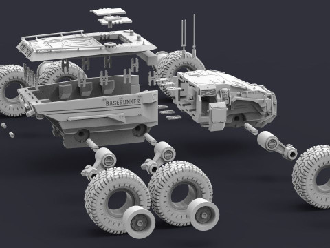 Homeworld Baserunner Ready To Print 3D Baskı Modeli