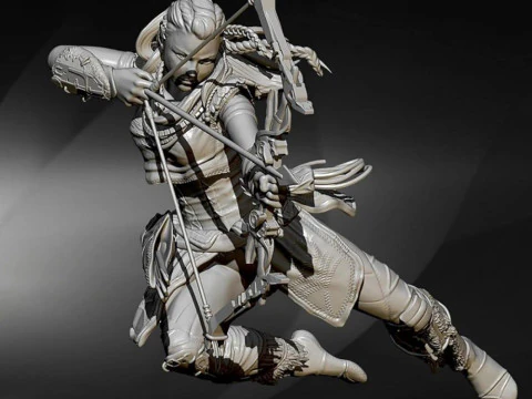 Aloy Horizon Zero Dawn Ready To Print 3D Print Model
