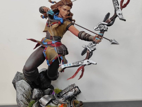 Aloy From Horizon Zero Dawn Ready To Print 3D printmodel