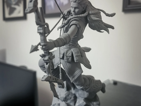 Aloy From Horizon Zero Dawn Ready To Print 3D printmodel