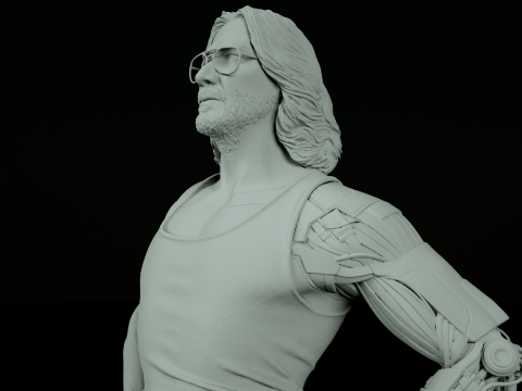 Johnny Cyberpunk 2077 Ready To Print 3D Druckmodell