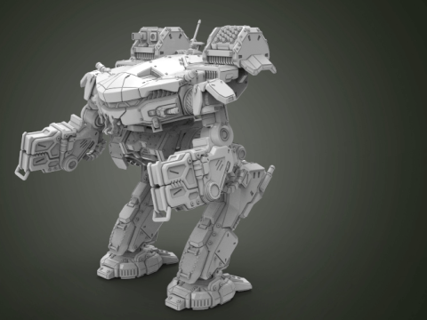 King Crab MWO Ready To Print 3D 打印模型